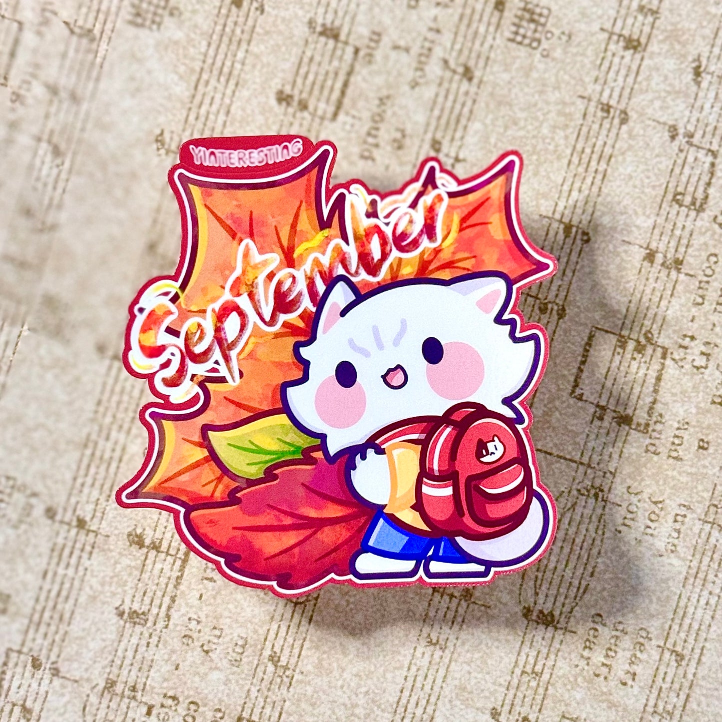 September Sticker of the Month Sticker