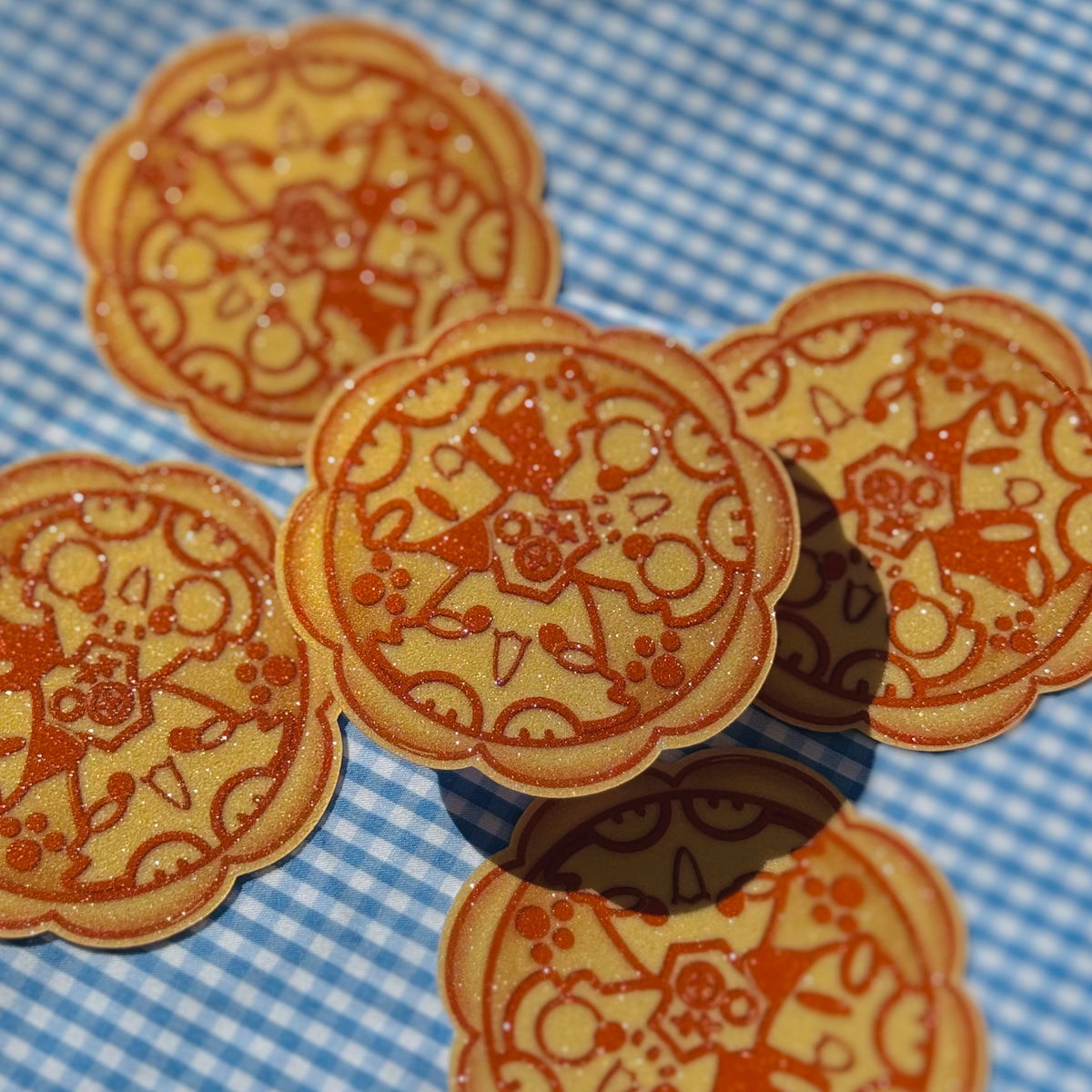 Meow mooncake sticker