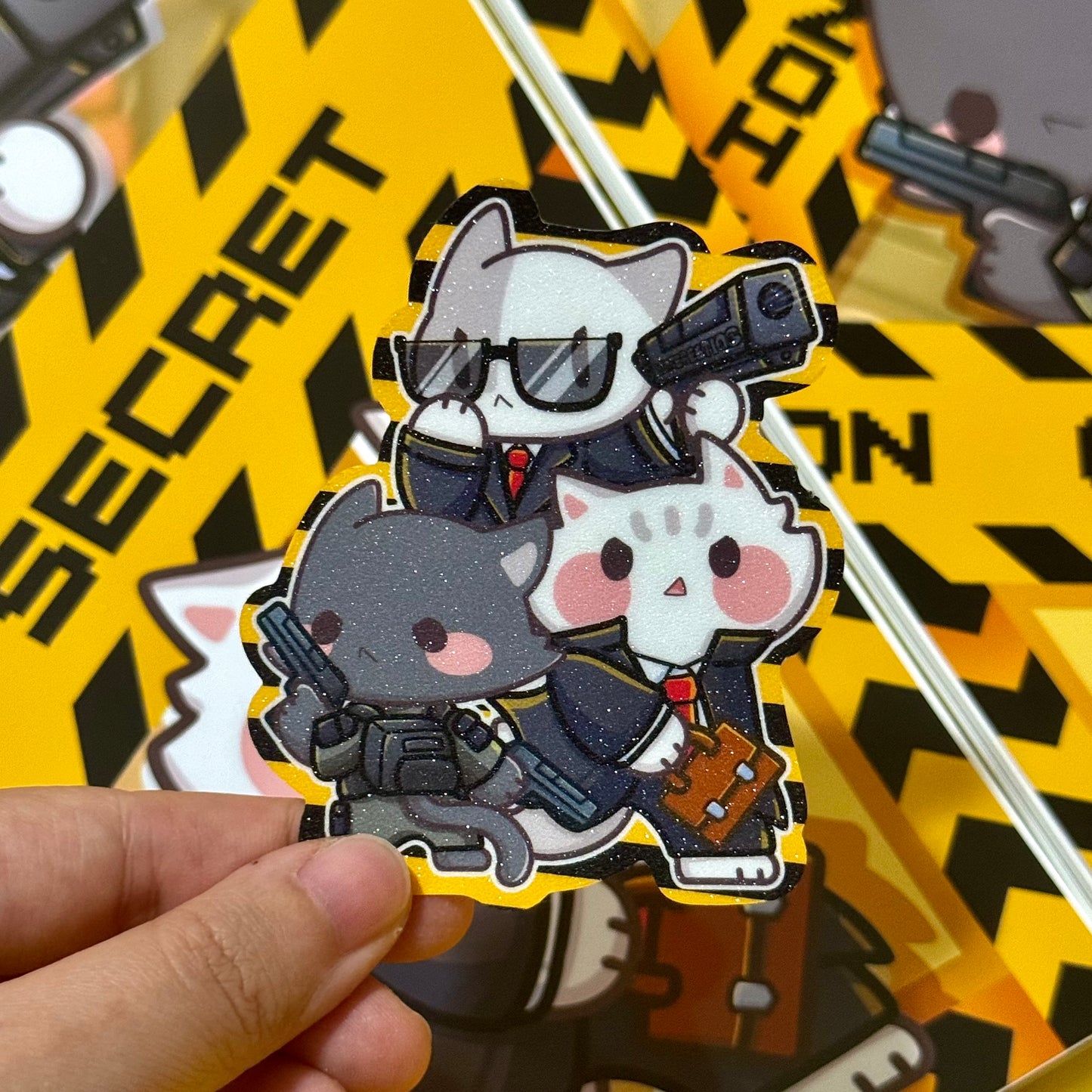 Top Secret Reusable B5/A5 Sticker Book