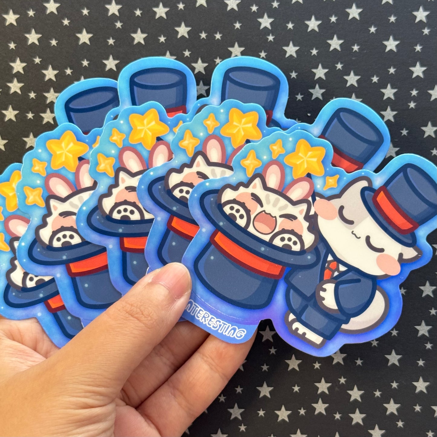 Magician Cat Sticker