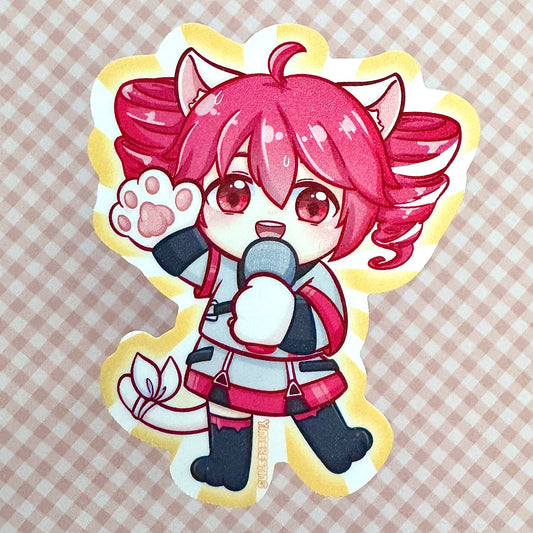 Teto Meow Sticker