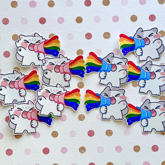 Pride Happy Coming out Stickers