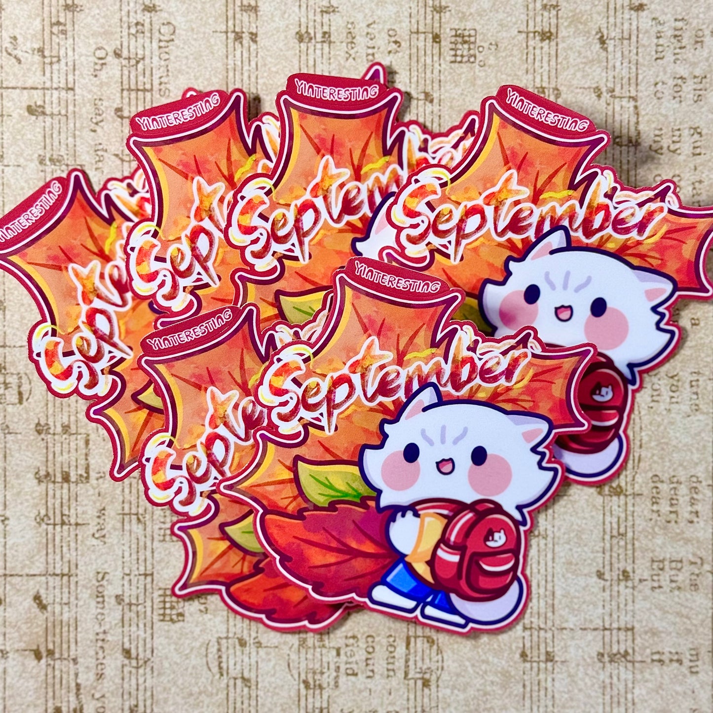 September Sticker of the Month Sticker