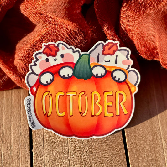 October Sticker of the Month Sticker