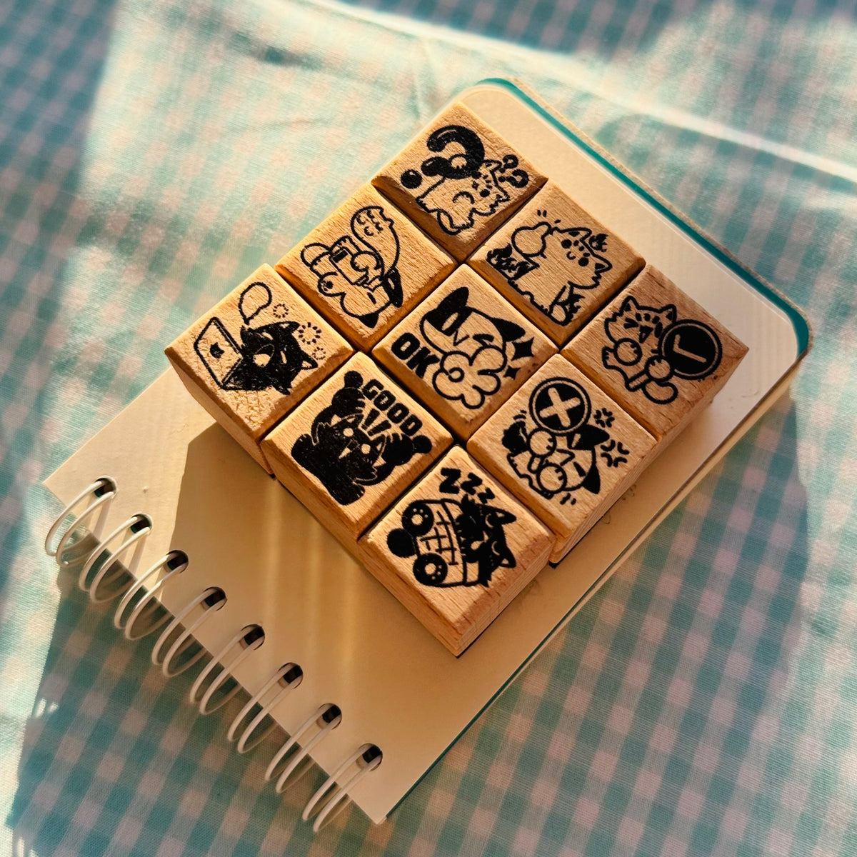 Meow Wooden Stamps