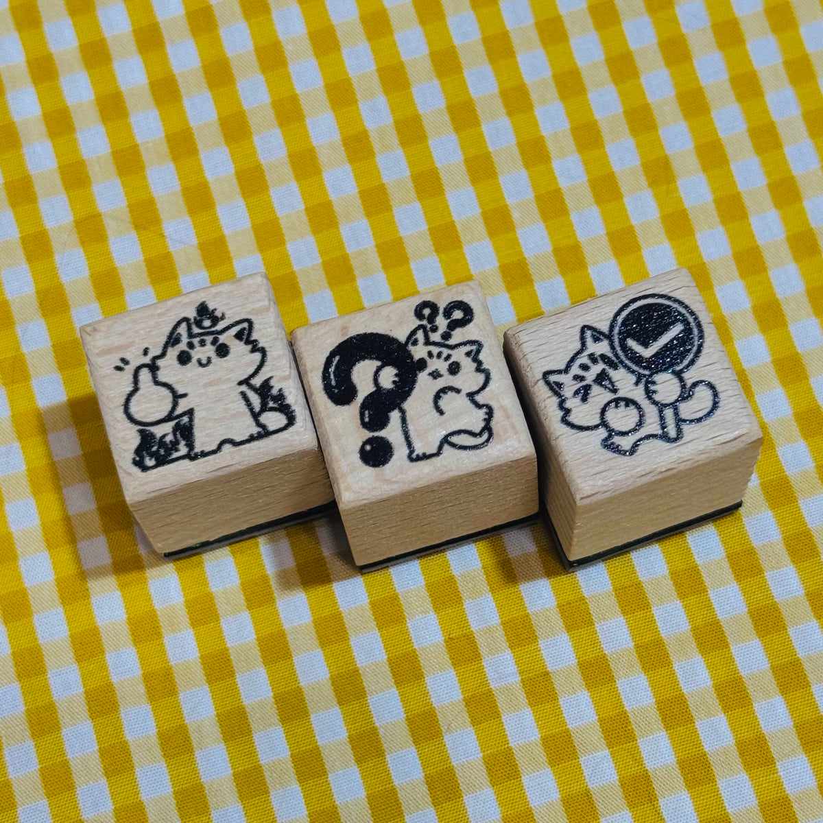 Meow Wooden Stamps