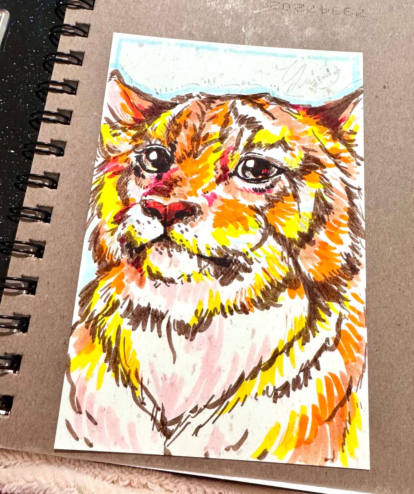 *Sticker Club Member Only* 4x6 Yinteresting Pet portrait Commission 🐱🐶🐰