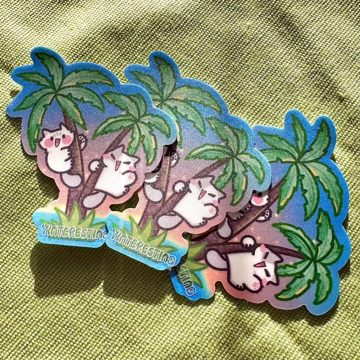 Palm tree meow Sticker