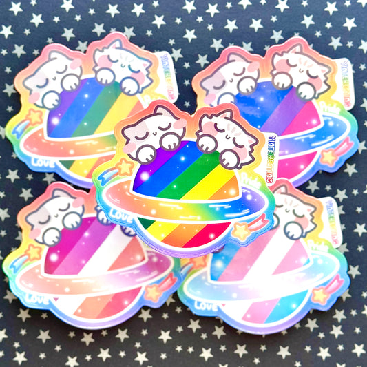 LGBTQ+ Pride Planet Stickers
