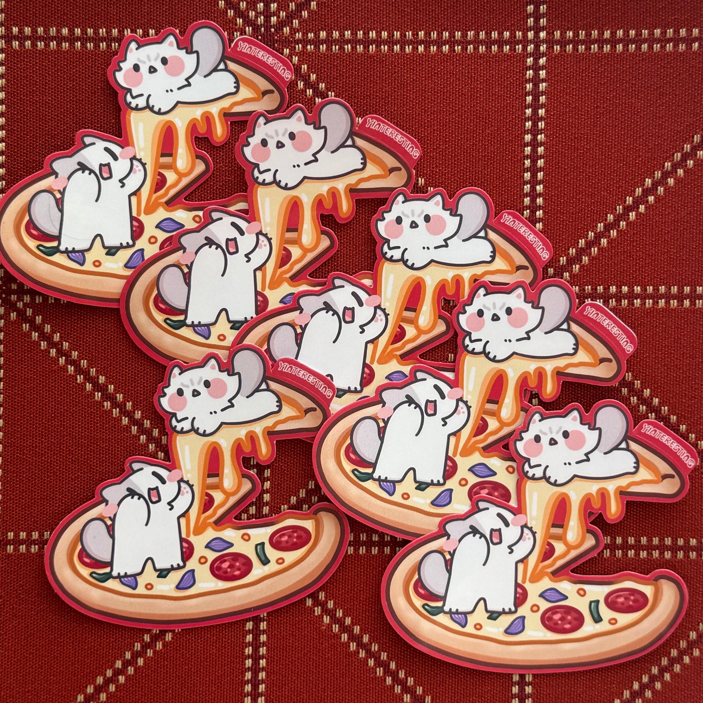 Pizza Cat Sticker