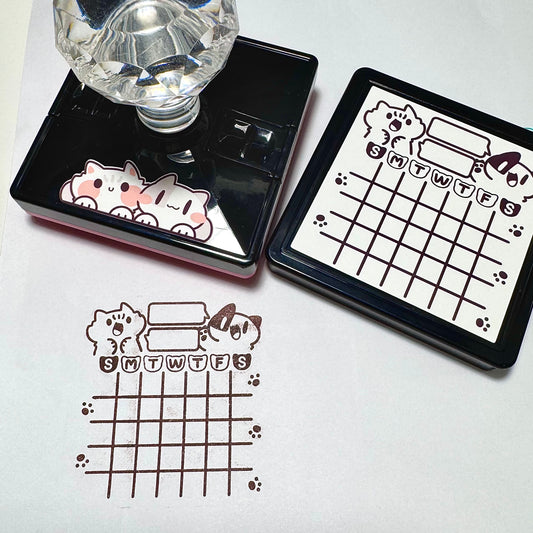 Meow Calendar Stamps