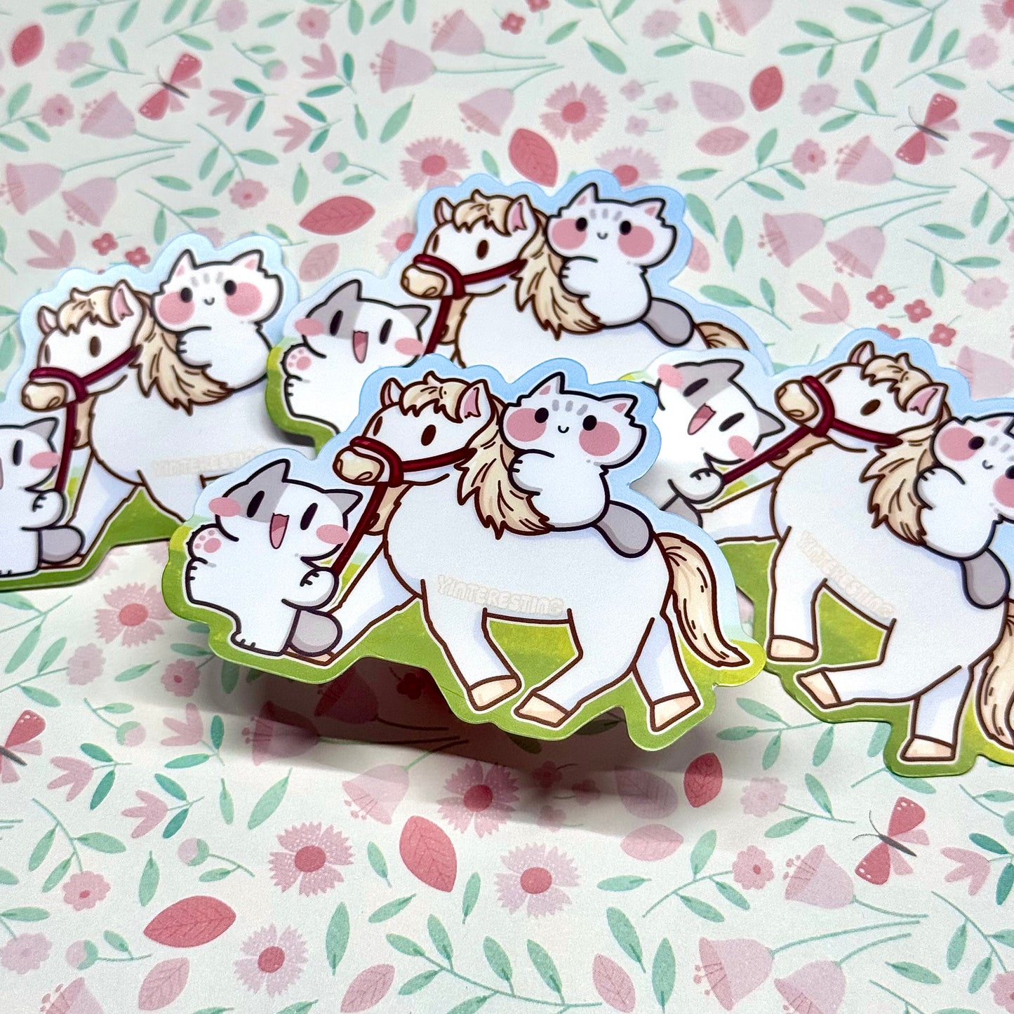 Horse and meows Sticker