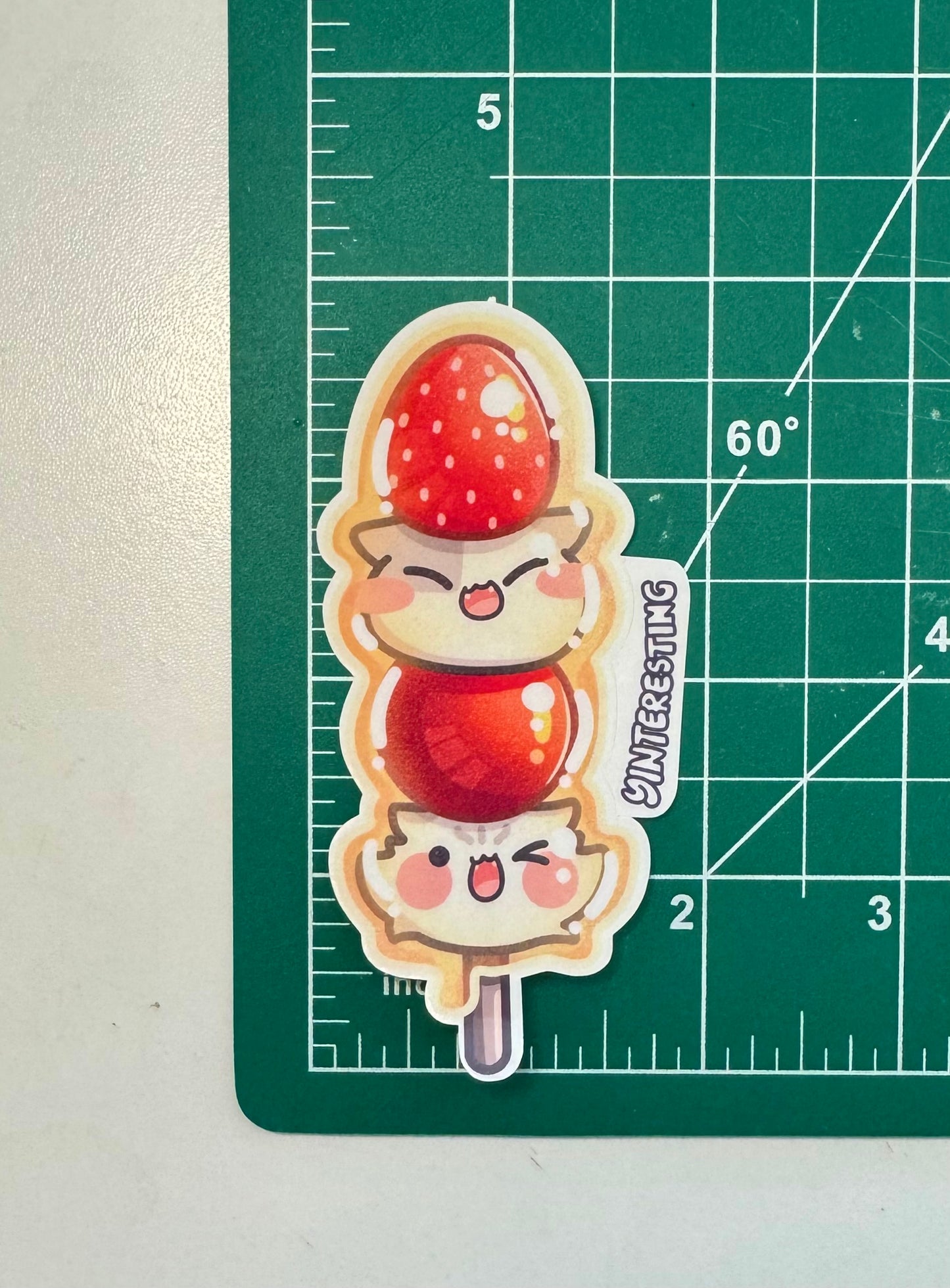 Tanghulu Meow Sticker