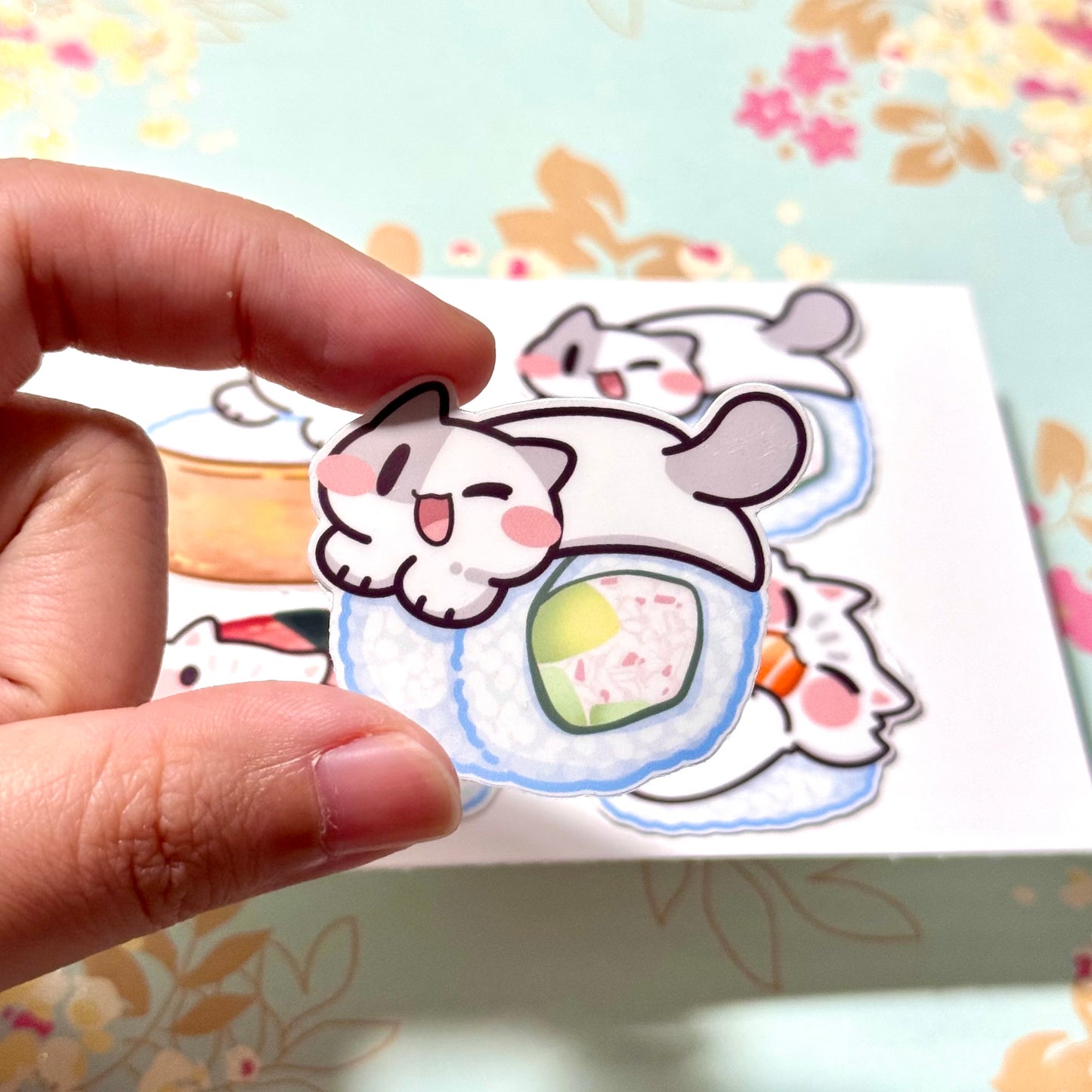 Sushi Meow Sticker Set