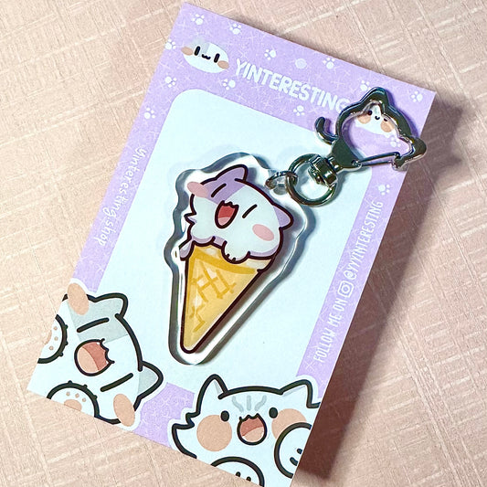 Ice cream Dou Keychain