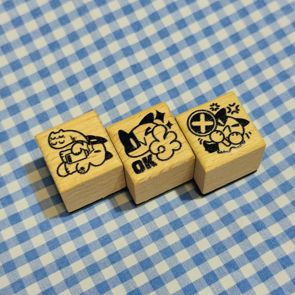 Meow Wooden Stamps