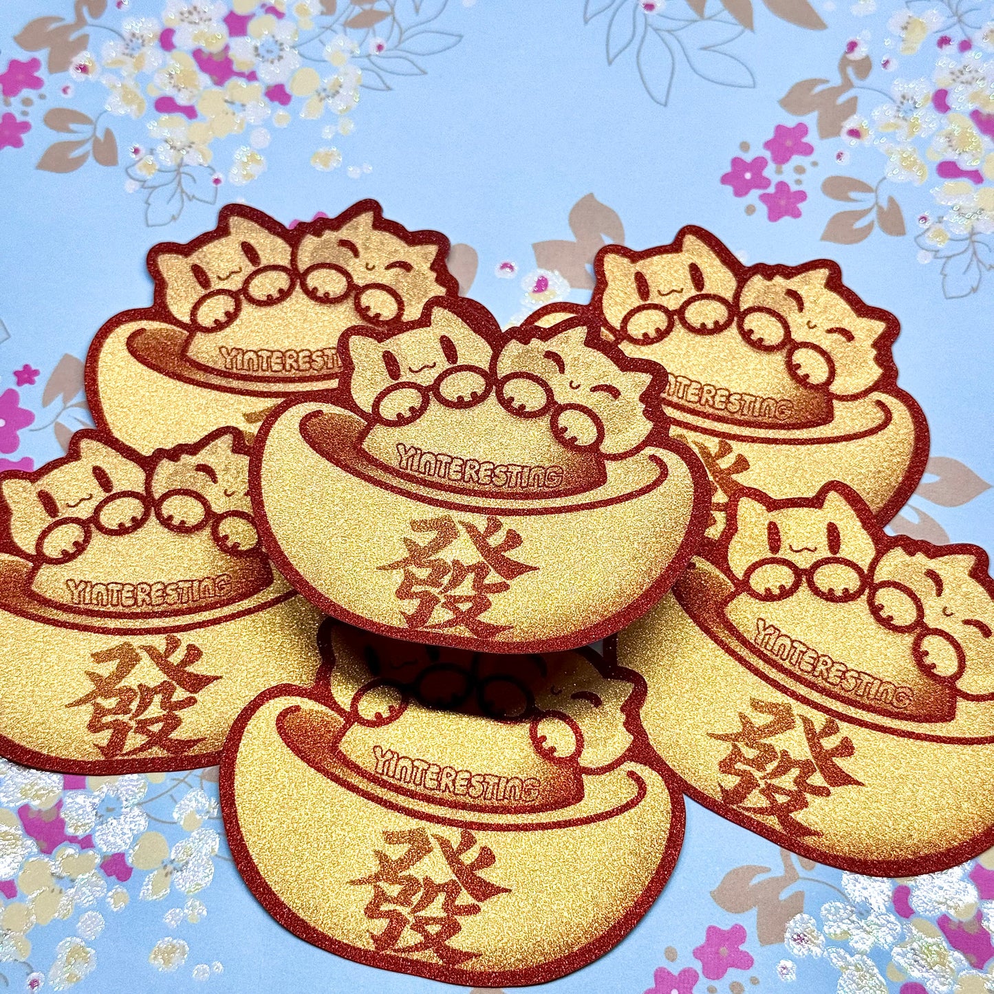 Sycee Yuanbao Meows Sticker