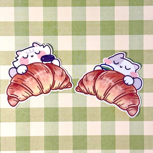 Croissant Cats Stickers