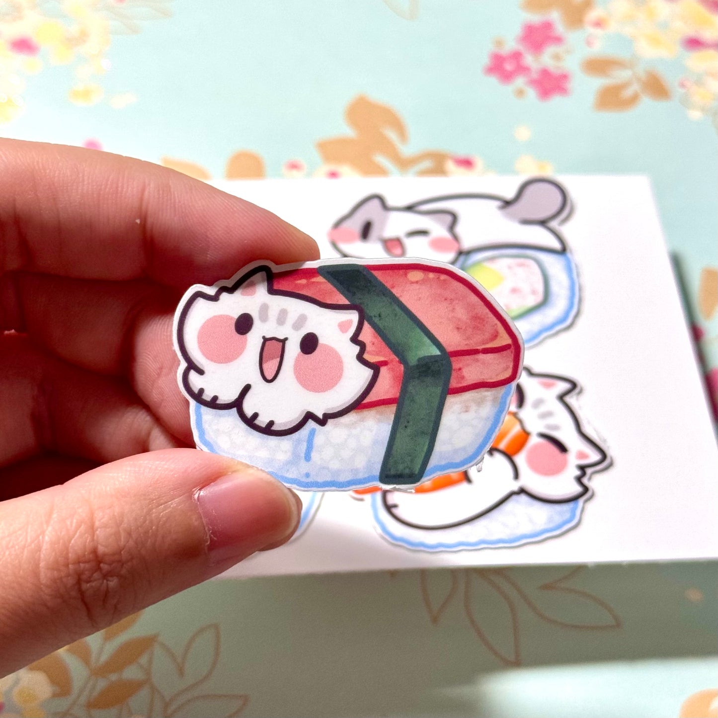 Sushi Meow Sticker Set