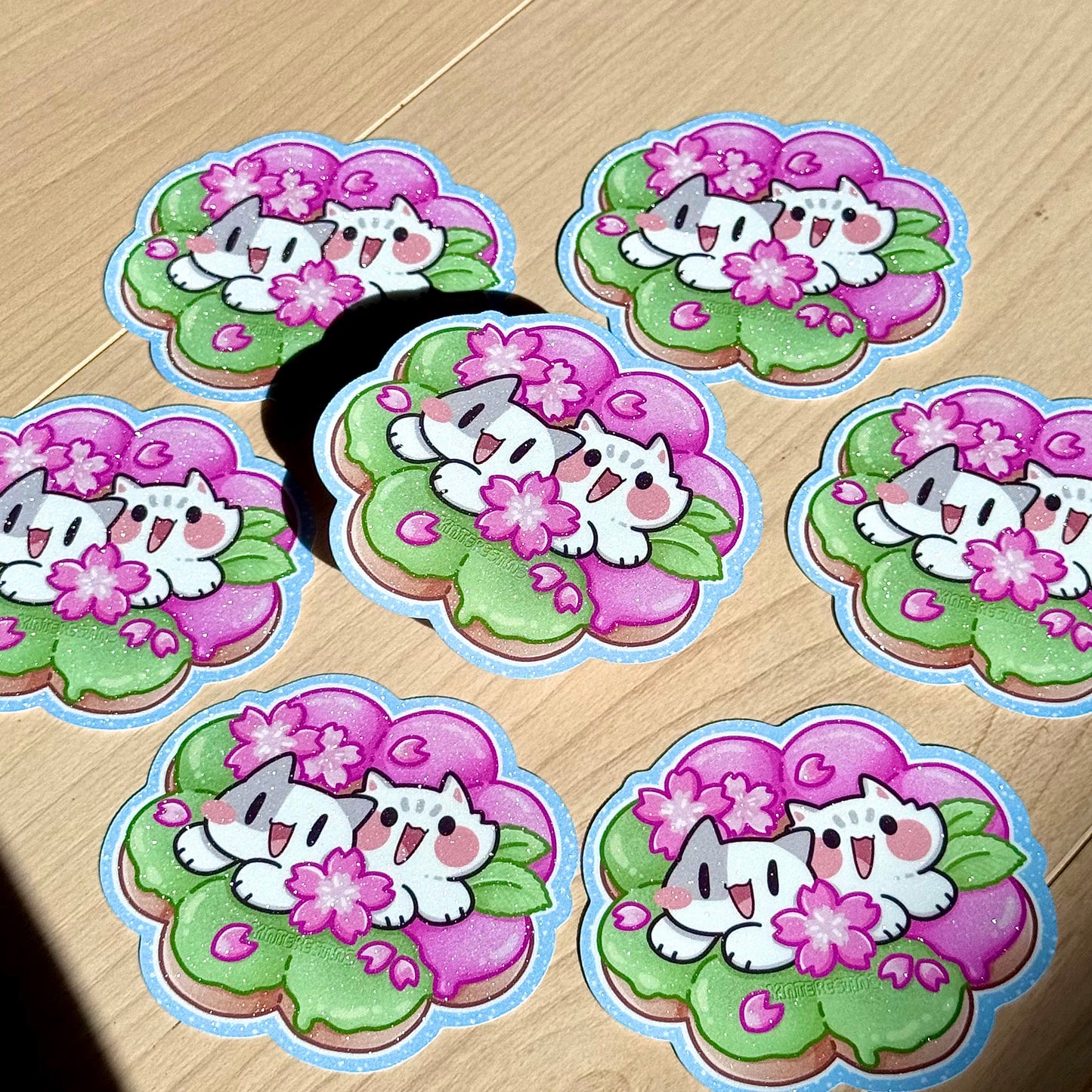 Sakura Matcha donut Sticker