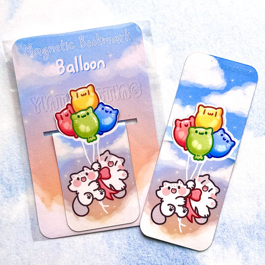 Balloons Magnetic Bookmark