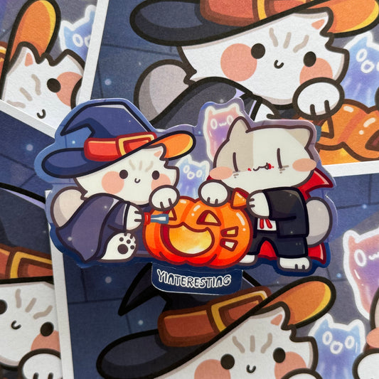 Halloween Jack o lantern Sticker