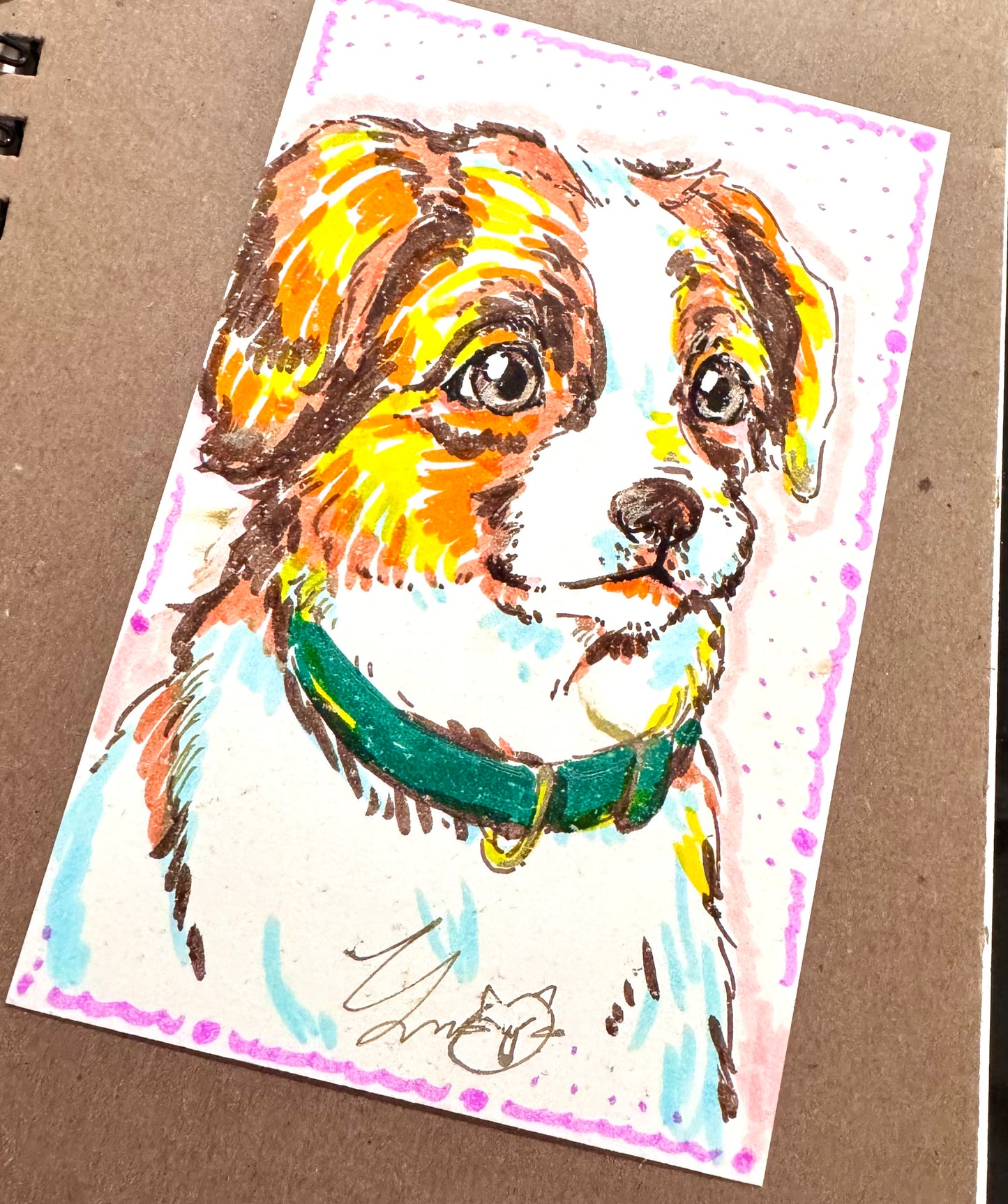 *Sticker Club Member Only* 4x6 Yinteresting Pet portrait Commission 🐱🐶🐰