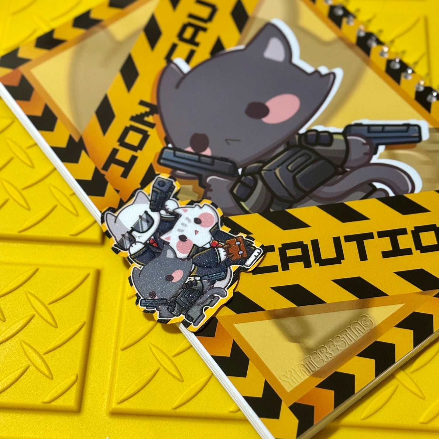 Top Secret Reusable B5/A5 Sticker Book