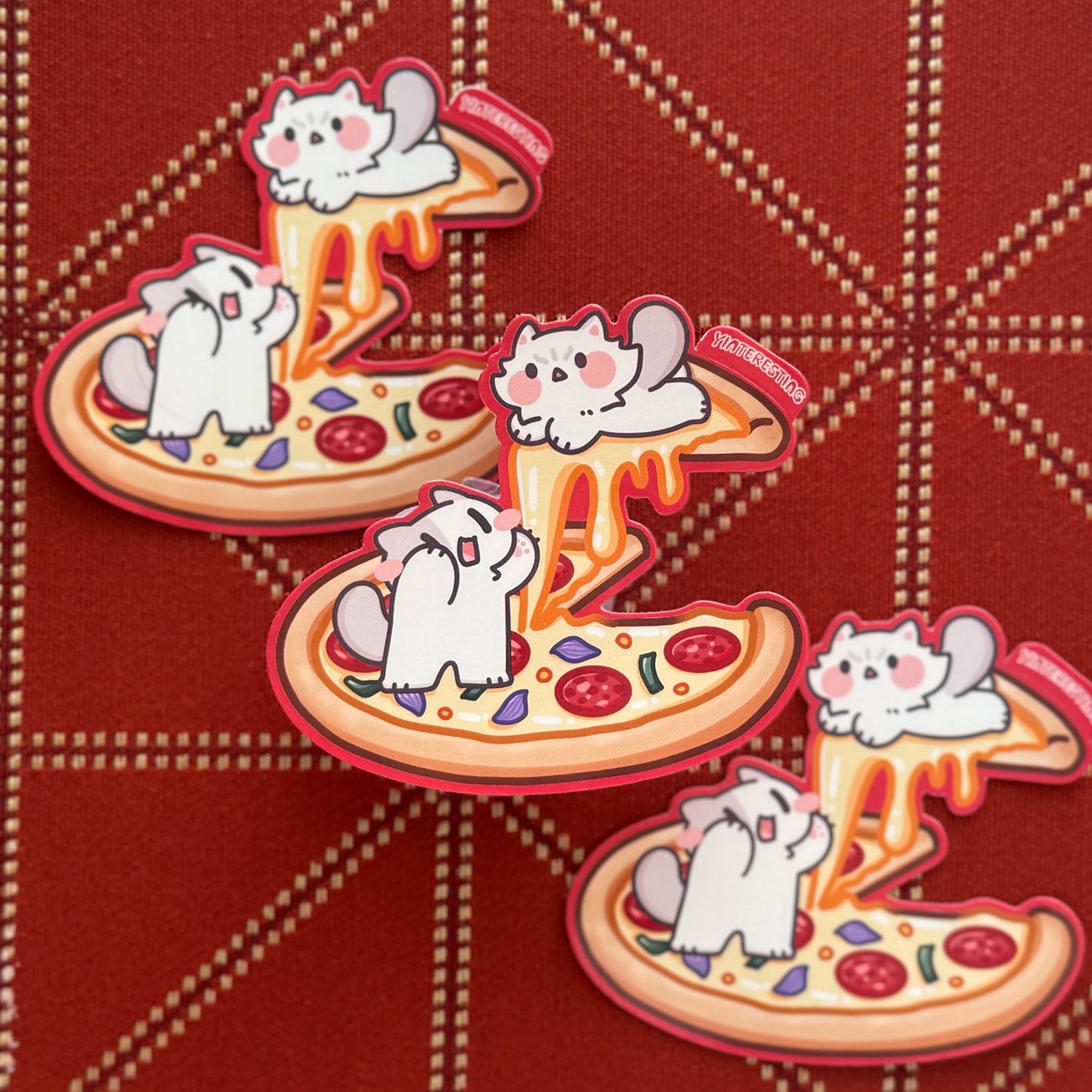 Pizza Cat Sticker