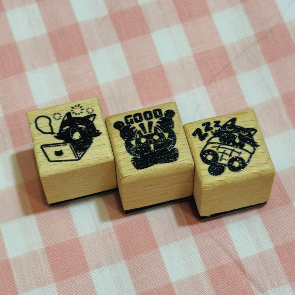 Meow Wooden Stamps