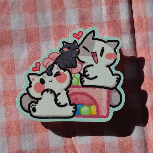 Baby void meows sticker