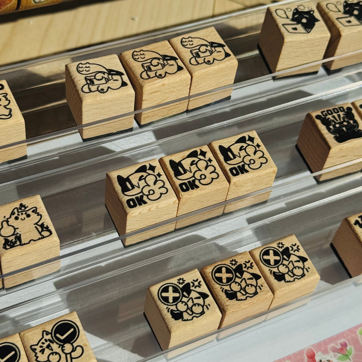 Meow Wooden Stamps