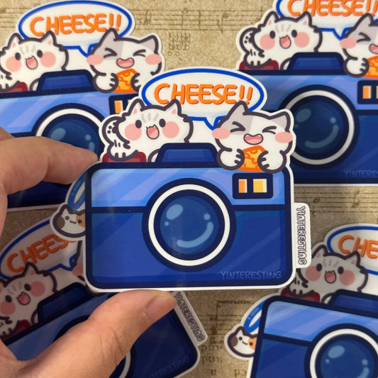 Camera Cats Sticker