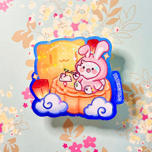 Mid-Autumn Festival moon cake Sticker