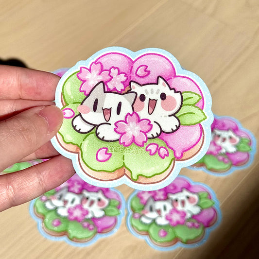 Sakura Matcha donut Sticker
