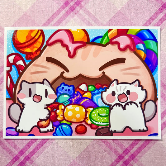 Sweets meows Art Print