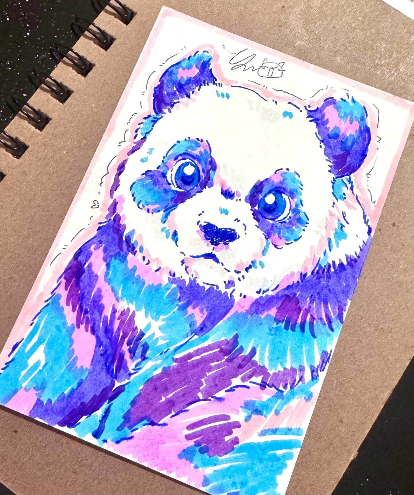 *Sticker Club Member Only* 4x6 Yinteresting Pet portrait Commission 🐱🐶🐰