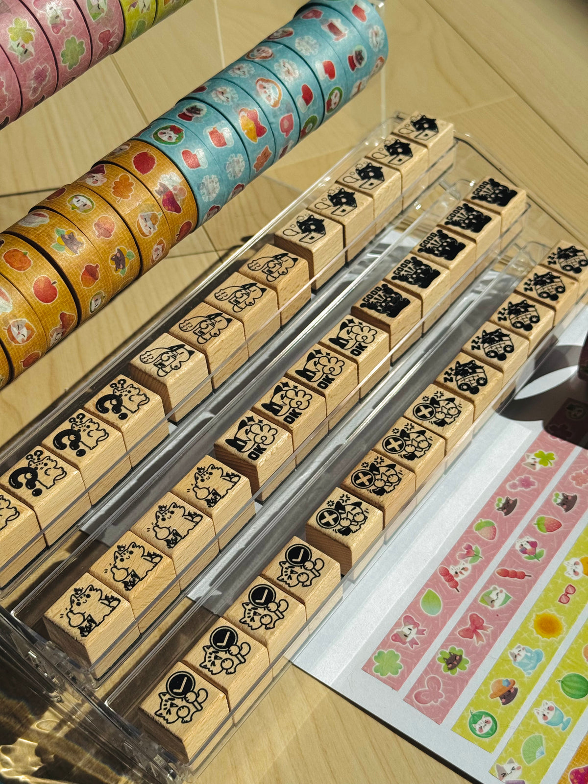 Meow Wooden Stamps