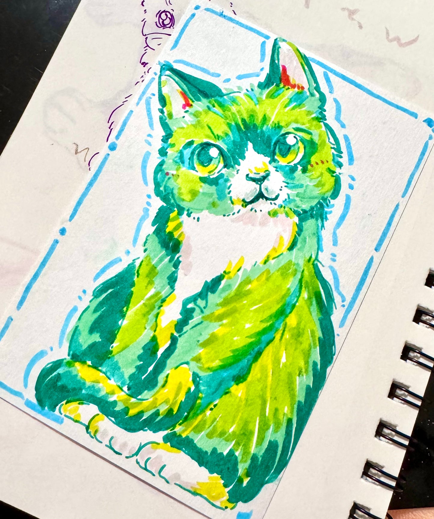 *Sticker Club Member Only* 4x6 Yinteresting Pet portrait Commission 🐱🐶🐰