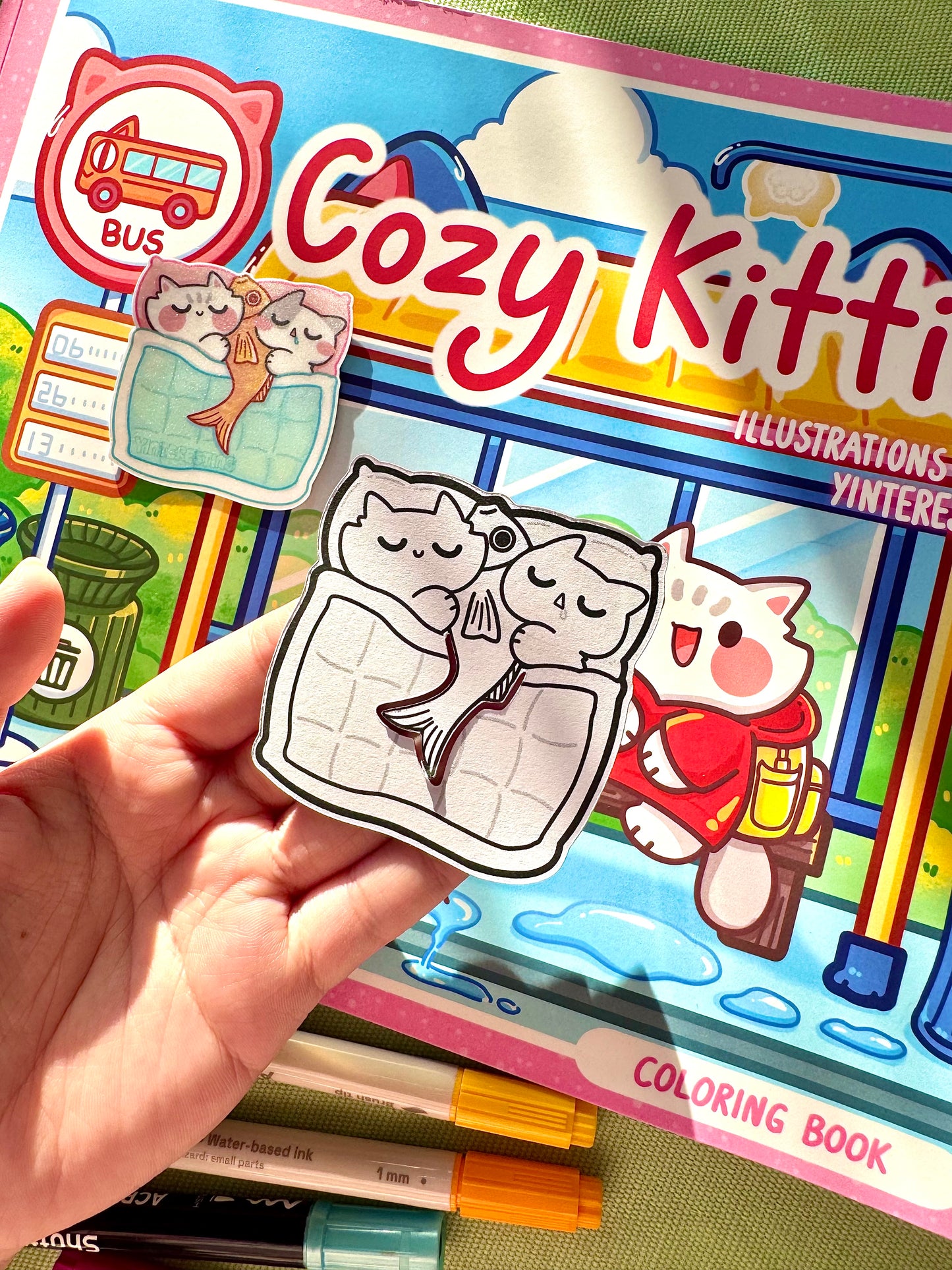 Cozy Kitties Coloring Book