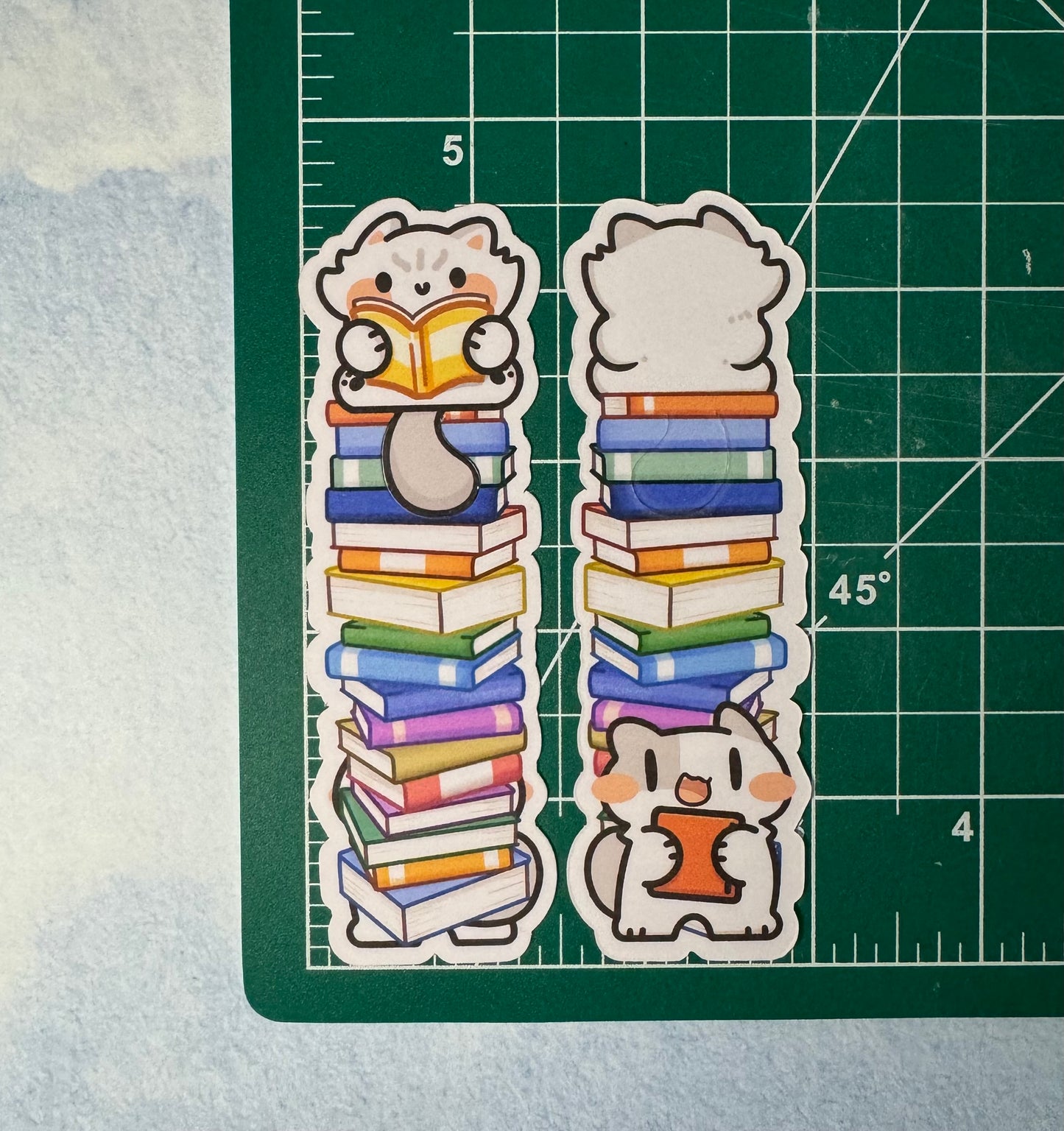 Book Stack Bookmark